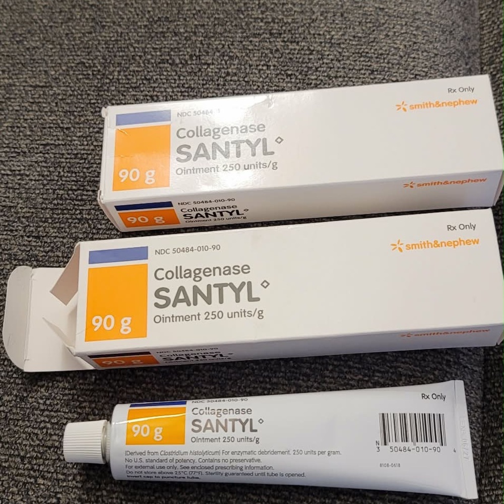 Santyl Collagenase Ointment - White